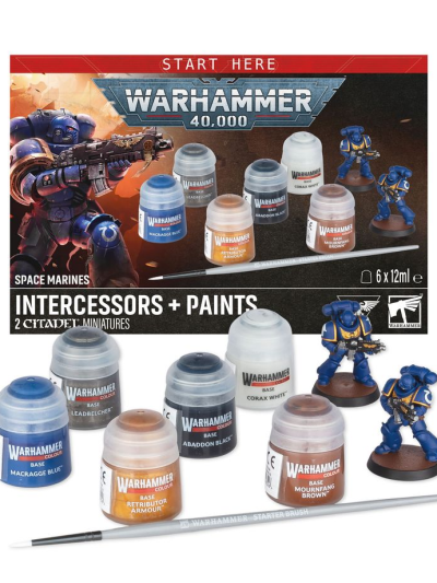 Space Marines: Intercessors + Paints Box Set