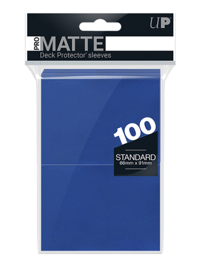 Ultra Pro: Standard Pro Matte Card Sleeves - Blue (100 Pack)