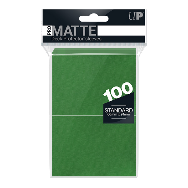 Ultra Pro: Standard Pro Matte Card Sleeves - Green (100 Pack)
