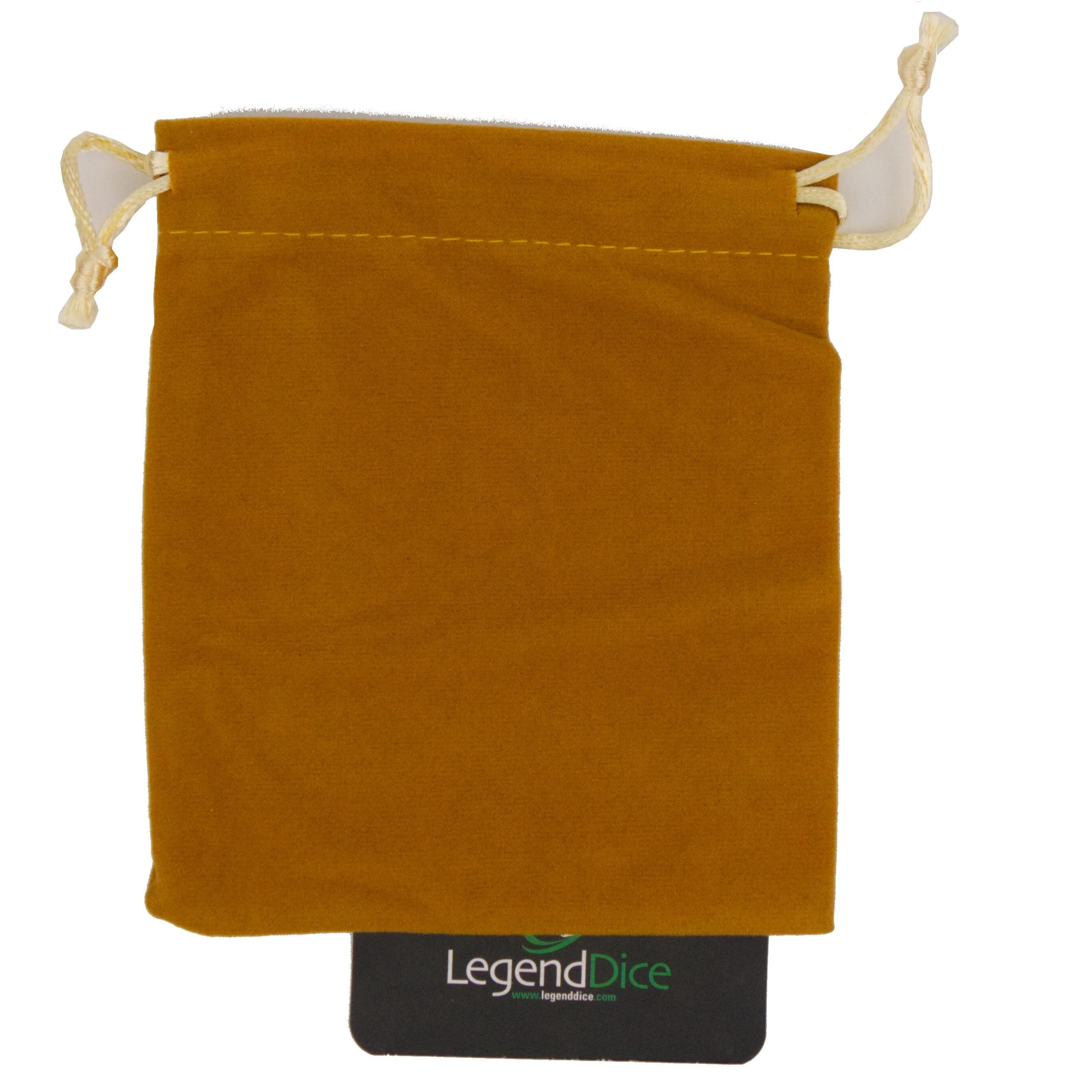 Suede Dice Bag: Tan (95mm x 125mm)