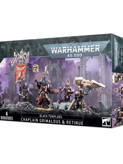 BLACK TEMPLARS: GRIMALDUS & RETINUE