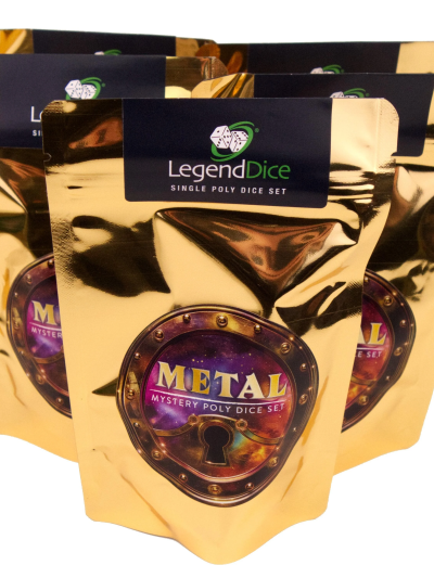 Legend Dice: Mystery Metal Poly Dice Set (7-Piece)