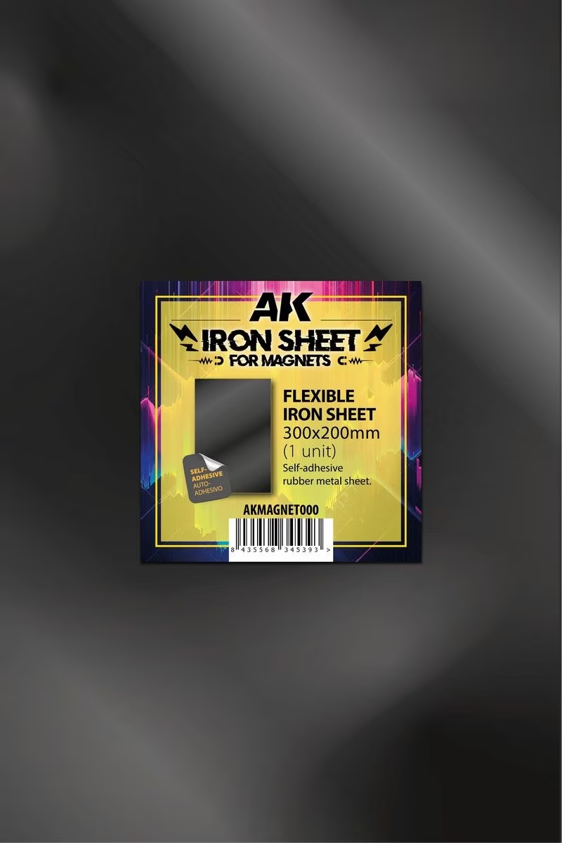 AK Interactive: Iron Sheet for Magnets (300x200mm)