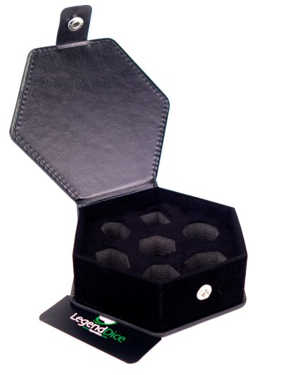 Legend Dice: Hex Case With Poly Dice Set (7-Piece)