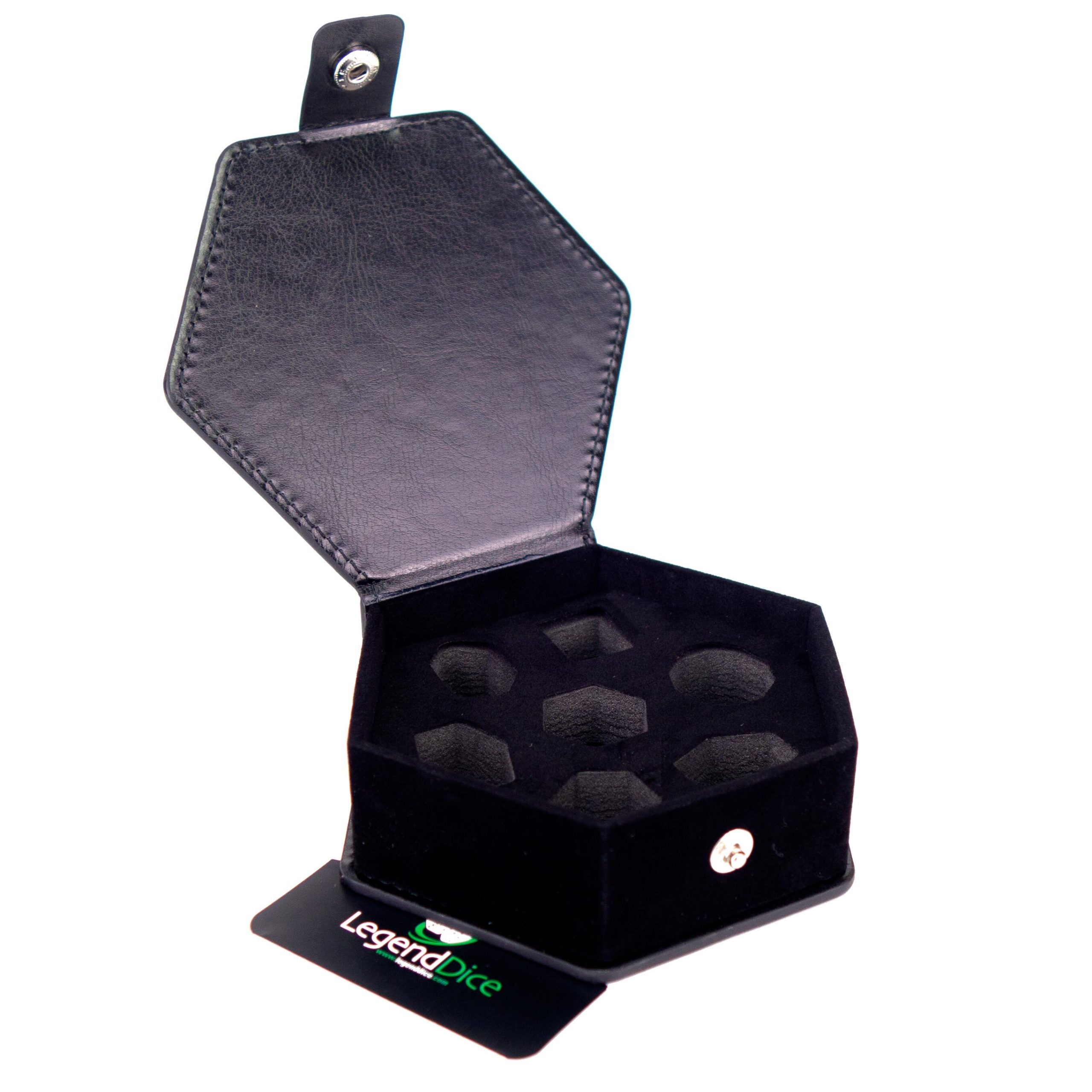 Legend Dice: Hex Case With Poly Dice Set (7-Piece)
