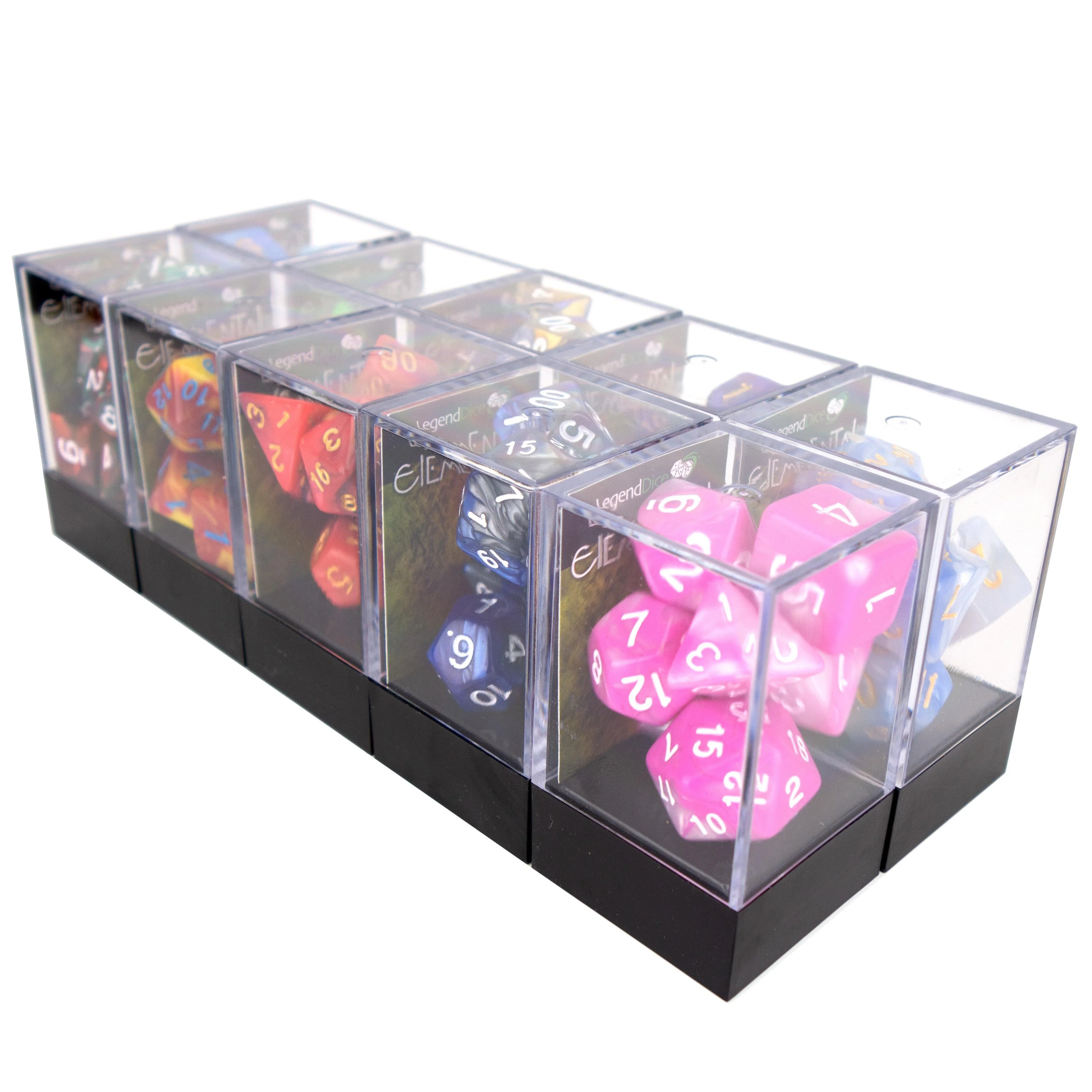Legend Dice: Elemental Poly Dice Set (7-Piece)