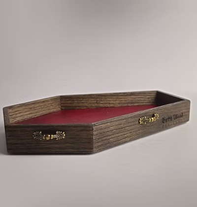 Goth Wood: Critical Crypt Coffin Dice Tray (Vampyr Edition)