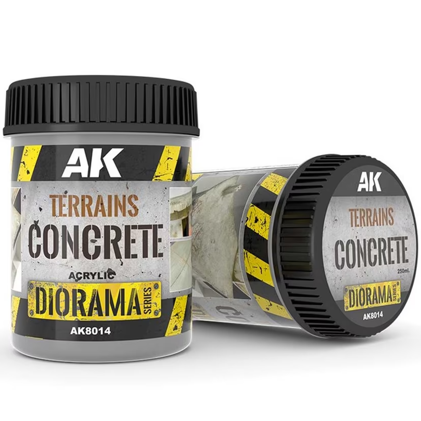 AK Interactive Dioramas: Terrains Concrete - 250ml (Acrylic)