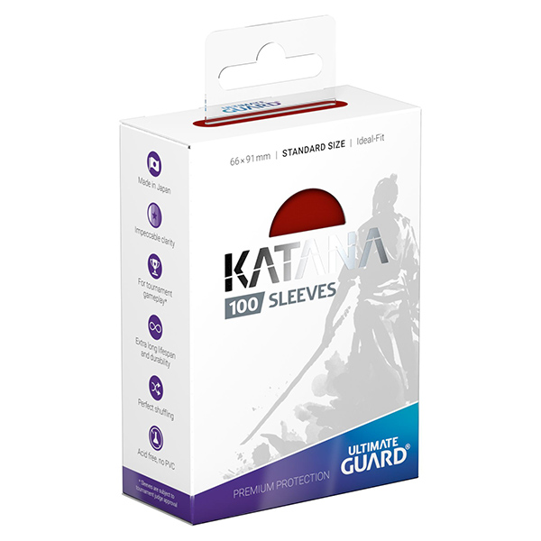 Katana Red Standard Sleeves (100)