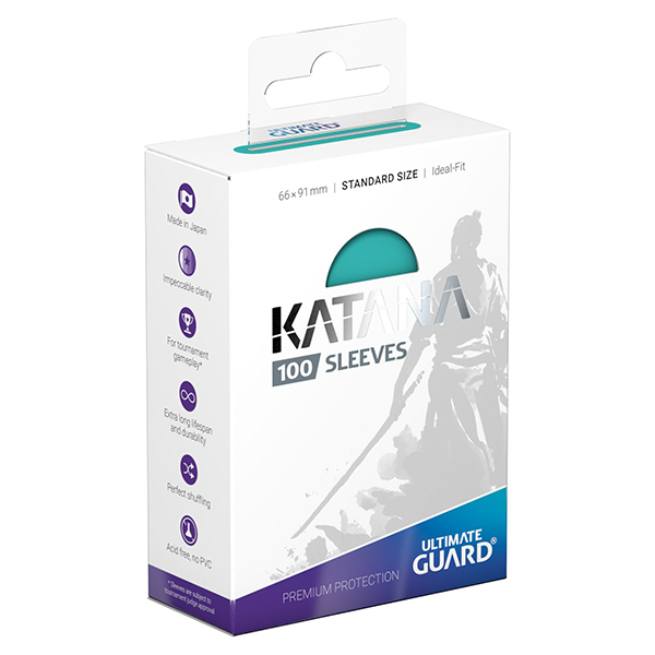 Katana Turquoise Standard Sleeves (100)