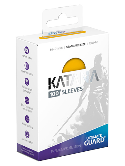 Katana Yellow Standard Sleeves (100)