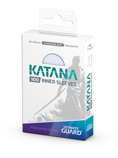 Katana Transparent Standard Inner Sleeves (100)