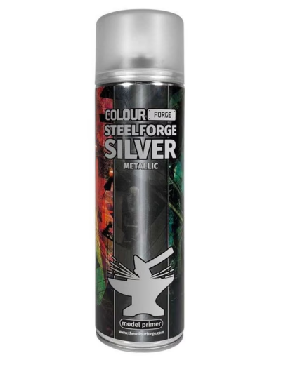 Colour Forge: Steelforge Silver Spray 500ml Primer