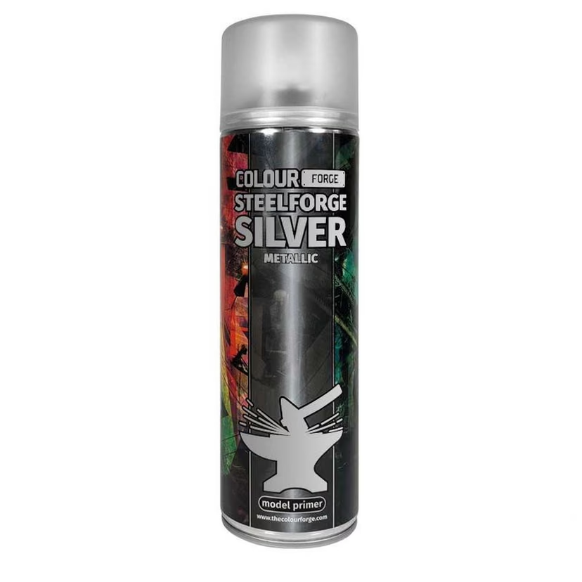 Colour Forge: Steelforge Silver Spray 500ml Primer