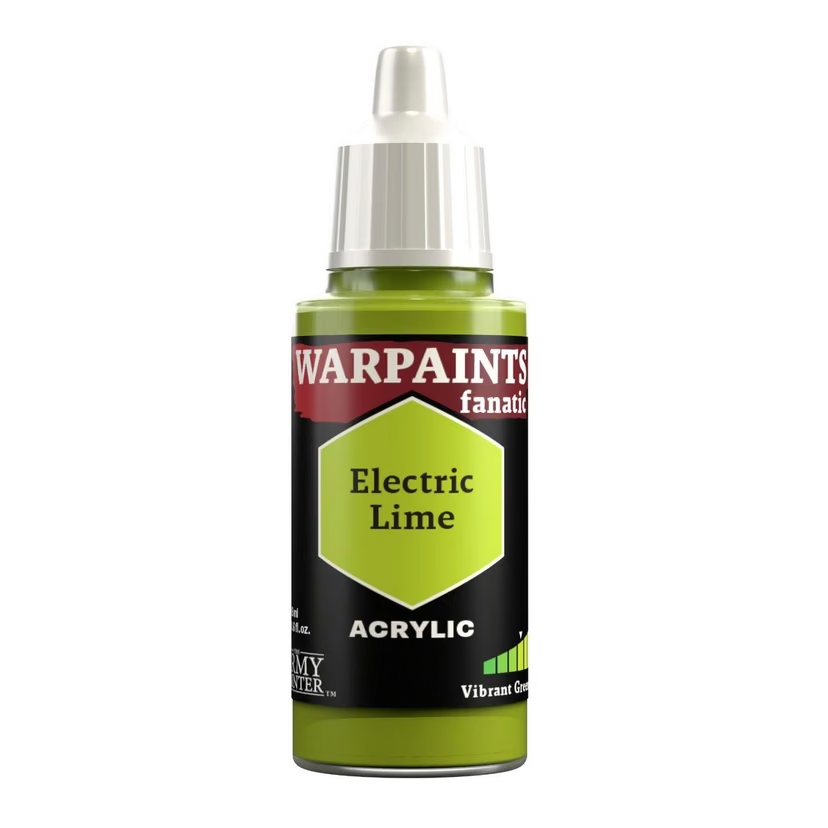 Warpaints Fanatic: Electric Lime (18ml) Paint