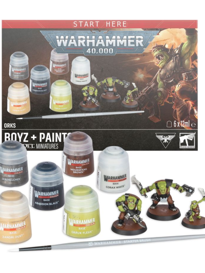 Orks: Boyz + Paints Starter Box Set