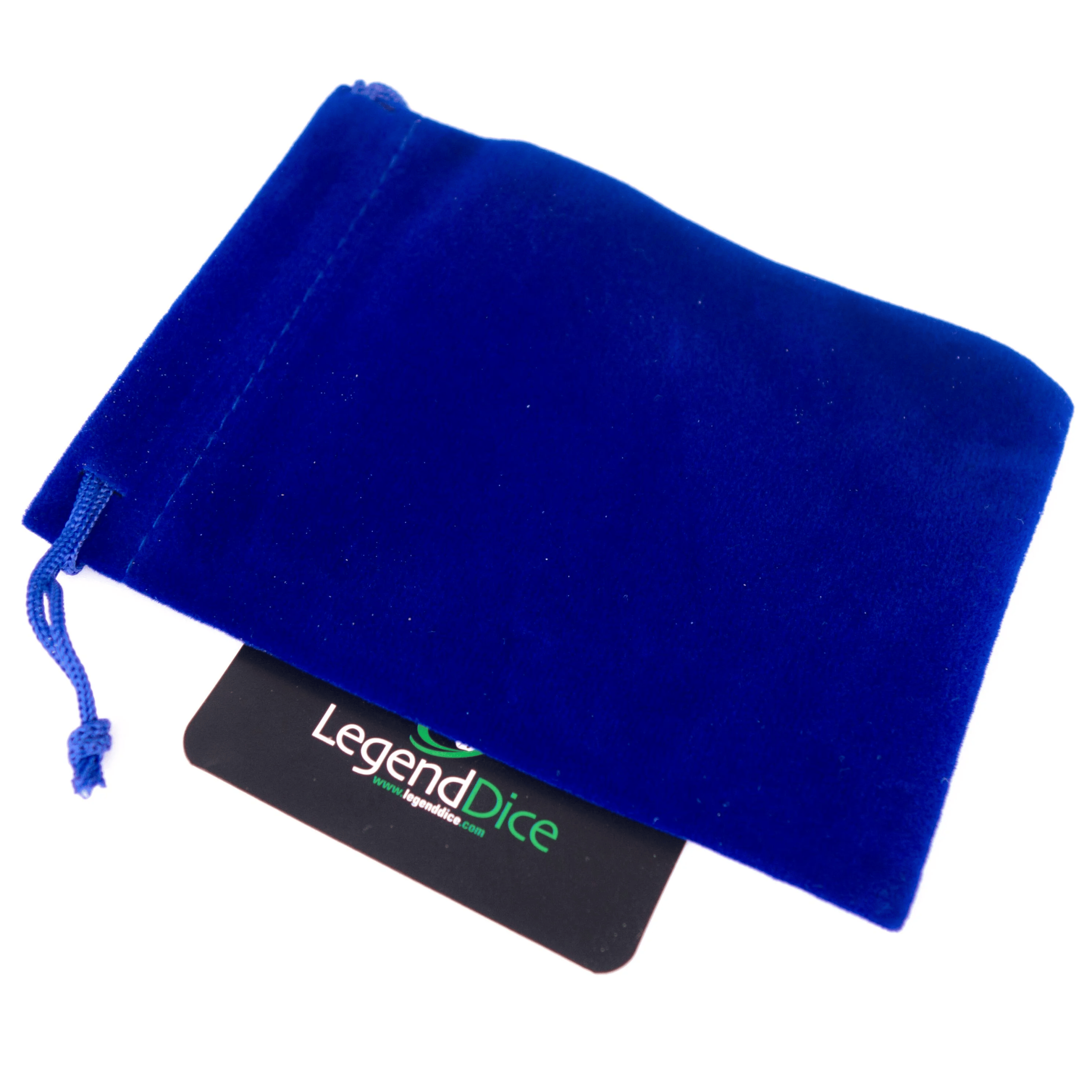 Suede Dice Bag: Navy Blue (95mm x 125mm)